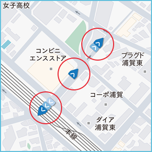 急ブレーキ多発地点